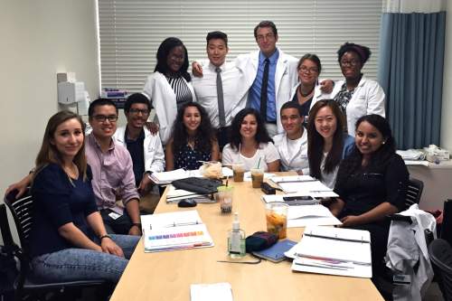 Hyo Park and classmates during UCLA summer program