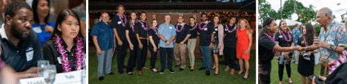 Hogan kickoff event with students and suppporters