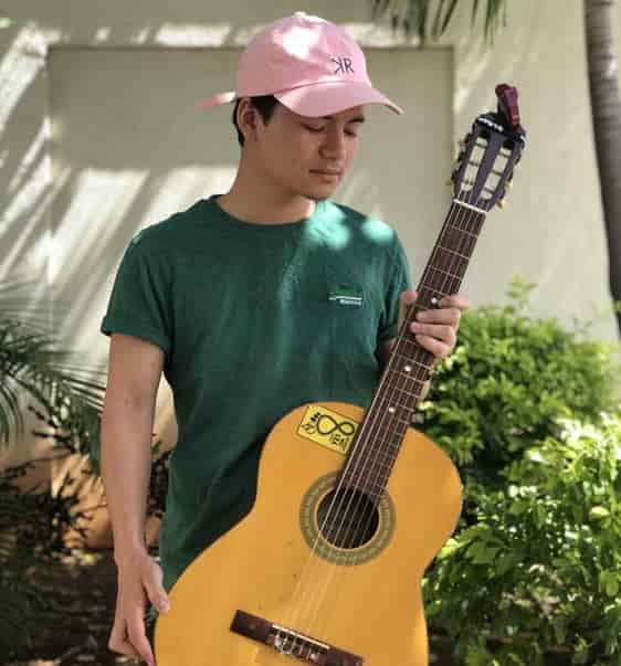Kai Rivera provided entertainment at the Hogan Marketplace