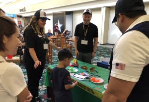 Chaminade students at National Chemistry Week event at Kahala Mall