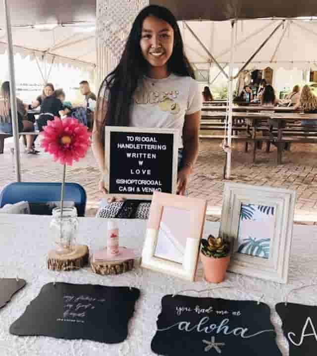 Nina Torio at the Hogan Marketplace