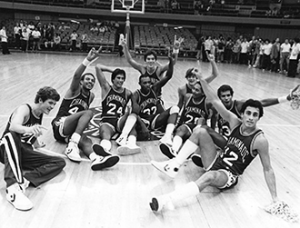 1982-83 Mens Basketball Team