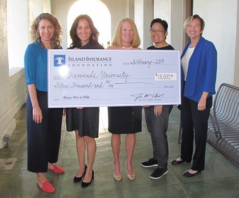 Island Insurance check presentation