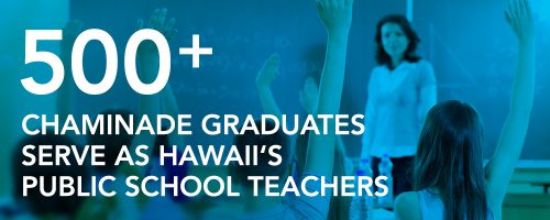 500 plus Chaminade graduates serve as Hawaii's public school teachers