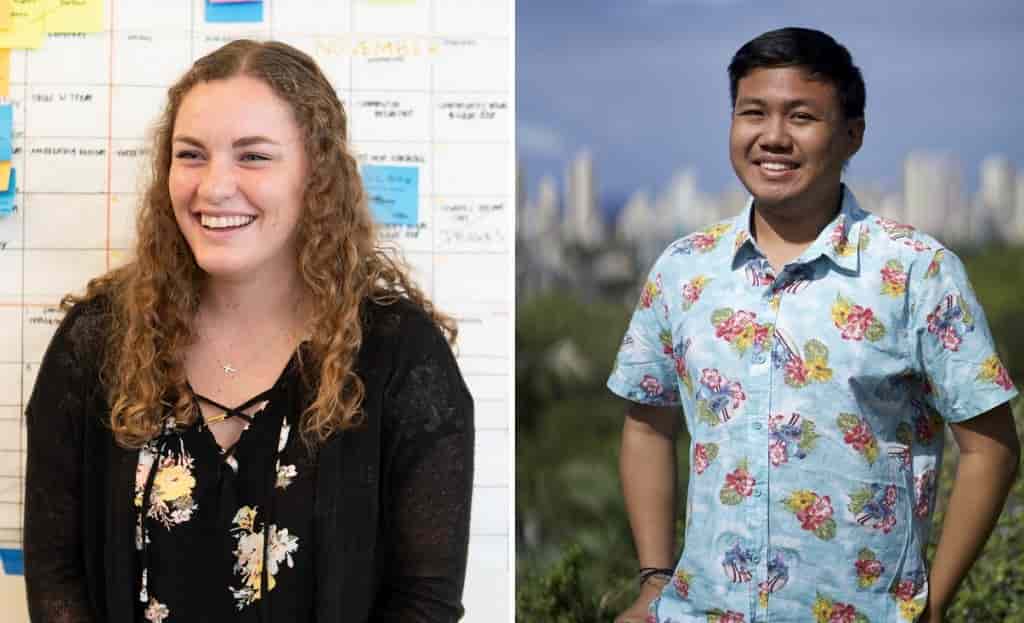 Claire Riggan and Andrew Ines