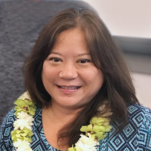 Brittnie Caraulia receives a warm welcome home after being recognized as Hawaii's Counselor of the Year.