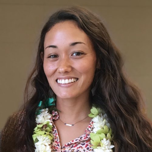 Brittnie Caraulia receives a warm welcome home after being recognized as Hawaii's Counselor of the Year.