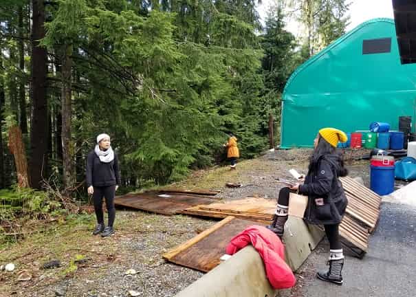 Environmental + Interior Design Students in Vancouver for their experiential learning field trip