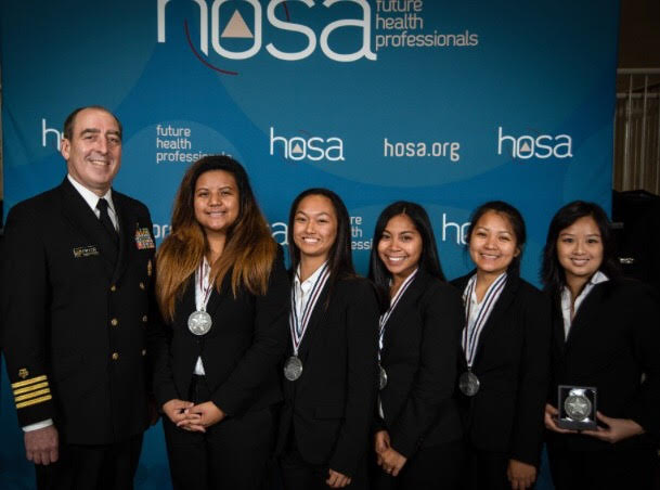 HOSA Club at a competition