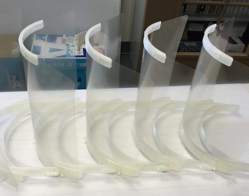 CTRAC created PPE donated to Queen's Medical Center