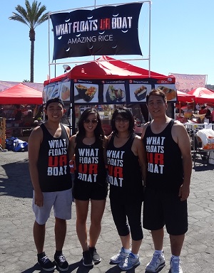 Remi Kohno '15 with her family—Sushi With Attitude