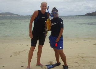 Nicole Yamase '14 and Dr. Grail Grabowsky