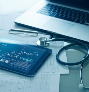 stethoscope computer iPad health professions nursing school