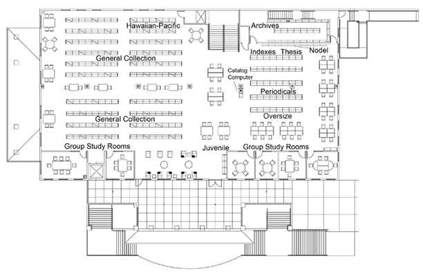 Sullivan Family Library third floor floor plans