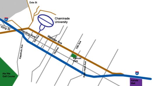 driving map to Sullivan Family Library
