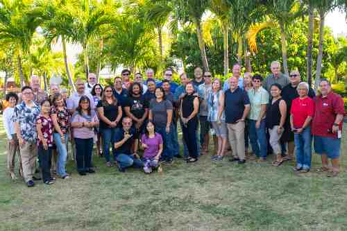 Diaconate formation 2022 cohort with faculty and staff