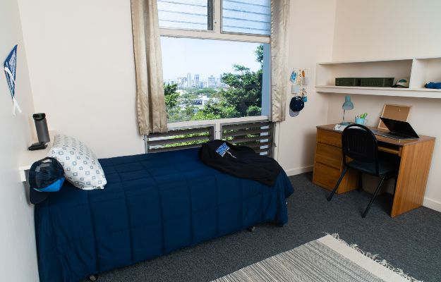 room in Hale Lokelani residence hall