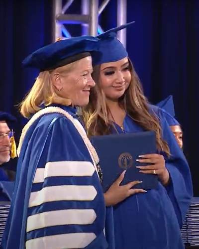 Donna Cottrell '22 graduation