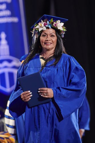 Kimmy Tanaka '22 at graduation