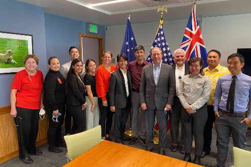 One Year MBA students in New Zealand for their international study trip