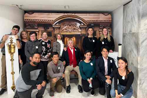 One Year MBA students in New Zealand for their international study trip