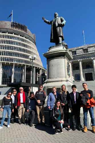 One Year MBA students in New Zealand for their international study trip