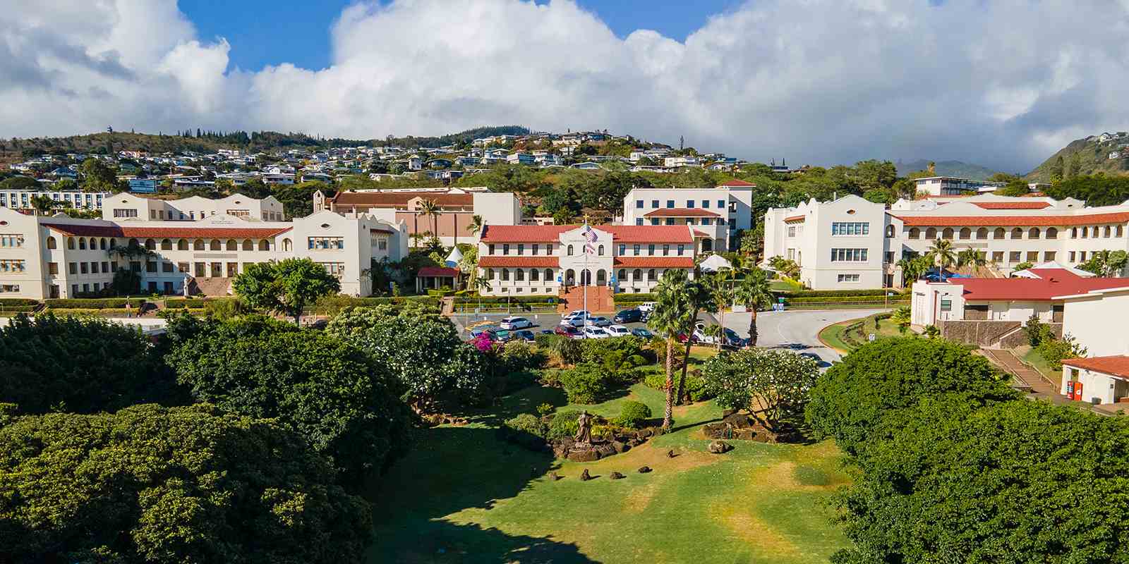 Campus Aerial_cnheader – Chaminade University of Honolulu