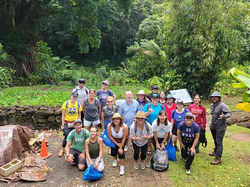 Participants visited Lyon Arboretum for one of their many workshops.