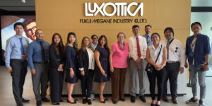 A field trip was planned to visit Luxottica, which is a leader in the design, manufacture and distribution of fashion, luxury and sports eyewear.