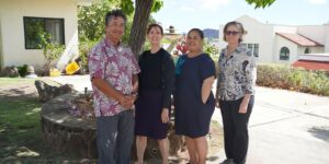 Office of Sponsored Programs members include, from left, Andrew Perez, Claire Wright, Chrystie Naeole and Lynn Haff.