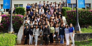 Seventy high school students from Saint Louis, Sacred Hearts Academy and Kapaa High School attended Chaminade's inaugural Early College Summit.