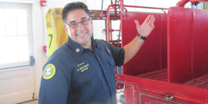Kevin Mokulehua is a Battalion Chief with the Honolulu Fire Department.