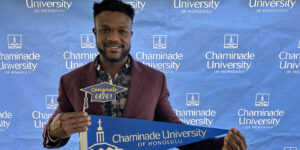 A Haitian native, Peterson Boyer '23 obtained his bachelor's degree honors in business administration, graduating with a 3.71 GPA.