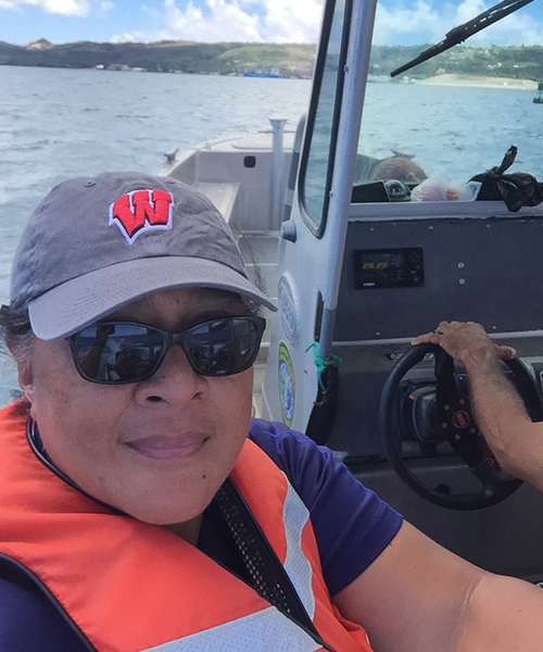 NOAA's Assistant Director of the Office of Law Enforcement helps enforce ocean regulations in the Pacific Islands region.