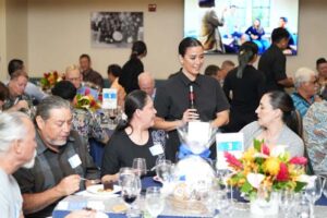 Guests were treated to an evening of fine wines and delectable food.