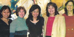 Marlene Baker was friends with many Silverswords, including, to her right, Koreen Nakahodo and Linda Iwamoto.