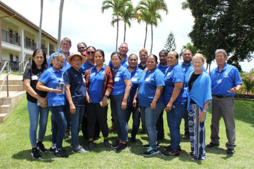 Members of the Chaminade Facilities team at the 2024 Employee Donor Mahalo Luncheon.