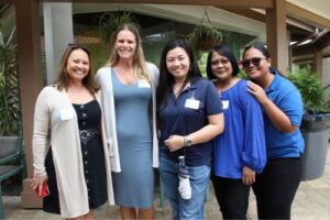 Rose Allen, Jennifer Creech, Jackeline Sanqui, Maritel Suniga, Julieann Tupuola