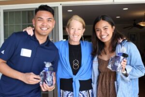 John Rinen, Dr. Lynn Babington, Lauren Alejo
