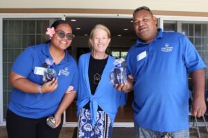 Julieann Tupuola, Dr. Lynn Babington, Salomon Henry