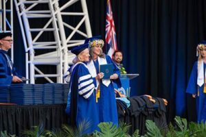 After graduating from Mililani High School 30 years ago, KerryLynn Vea was finally able to earn her bachelor's degree, thanks to Bank of Hawaii's College Assistance Program.