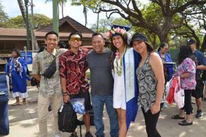 Caitlin Bocobo poses with her two brothers, and mom and dad, Misty and Brian Bocobo.