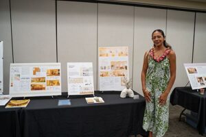 Camryn Pedro's Hale Pu'u and Taste Tea Project Cafe featured sustainable designs and materials.