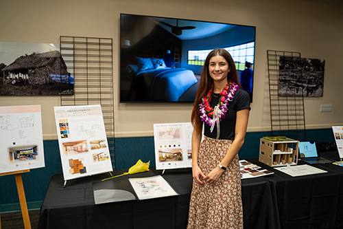 Erin Kelly's project was to reimagine the Maunalua Fishpond Center in East Oahu.