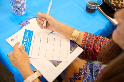 Attendees enjoyed the games during the Recent Alumni Reunion.
