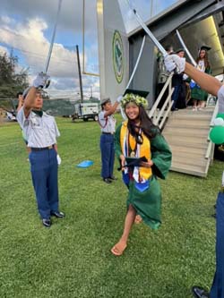 Kapaa High School Commencement Ceremony marked a milestone for 160 students who participated In Chaminade's Early Career Program.