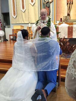 Clarke Antonio and Vanessa Ignacio shared their vows on May 11.
