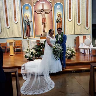 Vanessa Antonio-Ignacio and Clarke Ignacio got married on May 11 on Oahu.