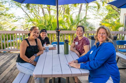 Dr. Denise Dugan sits down with alumnae to talk story.