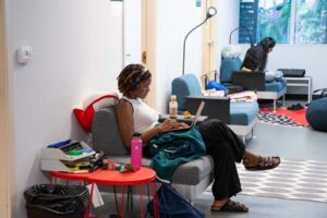 The data science classroom was the main hub for the ALL-SPICE Summer Institute.
